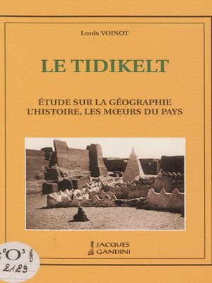 cover image of Le Tidikelt
